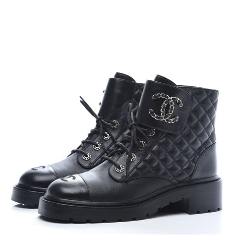 chanel lace up shoes 2017|chanel lace up combat boots.